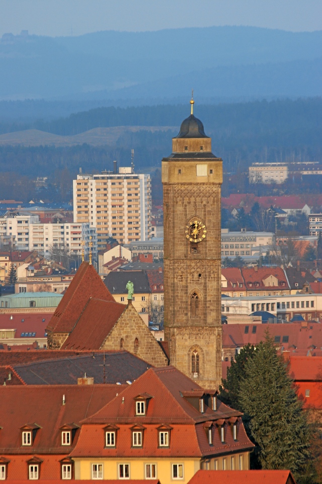 Alter Turm und neuer Turm in Bamberg