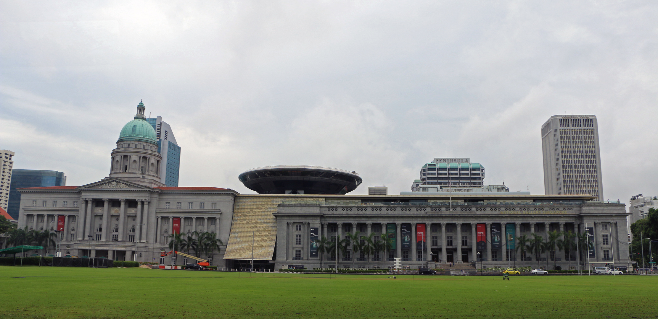 Alter und neuer Oberster Gerichtshof von Singapur