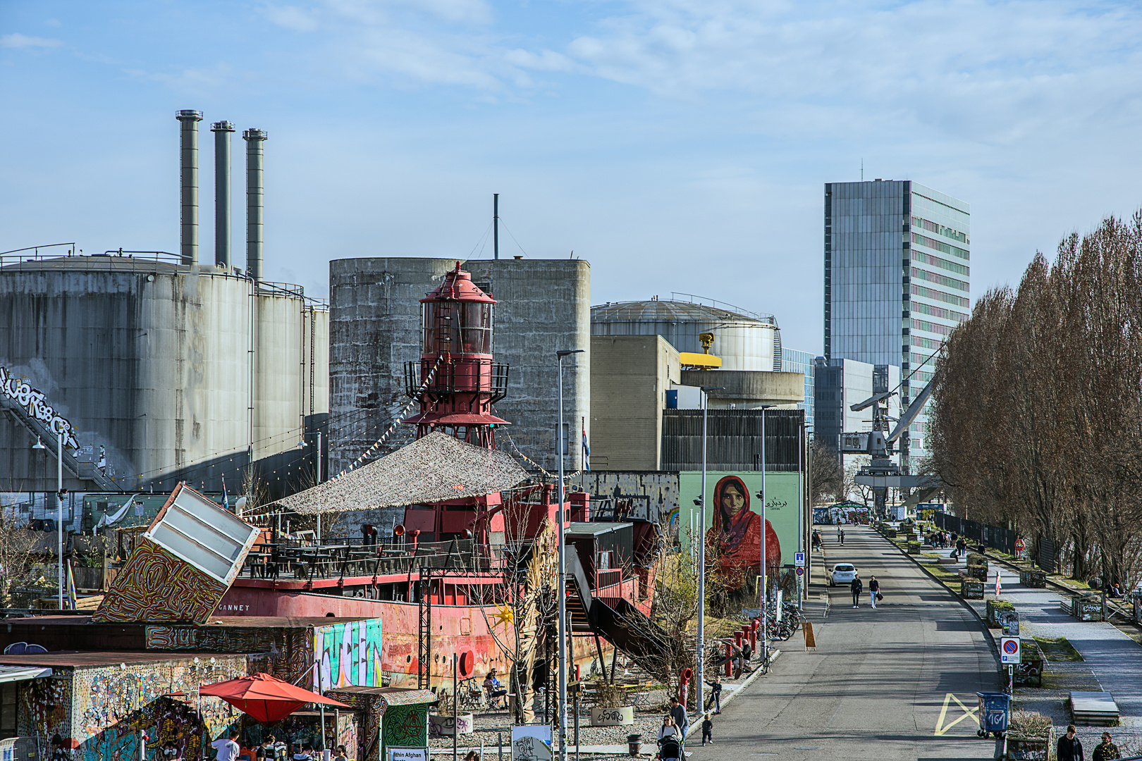 Alternativ oder Kultur im Basler Rheinhafen