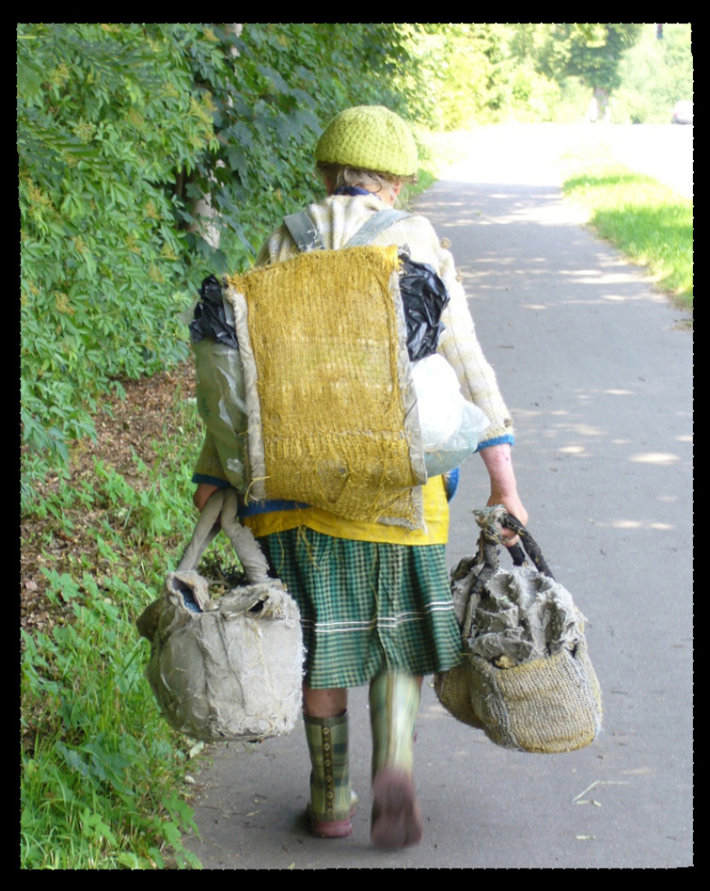 Altersarmut in Deutschland / Mecklenburg - Vorpommern 2007 - poverty in Germany, old woman