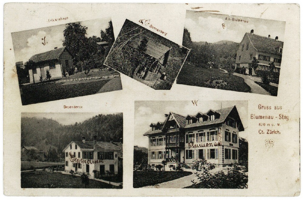 Altersheim und Pflegeheim in Bauma 1930 (Postkarte)