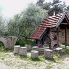 Altes Backhaus bei der Windmühle in Benz