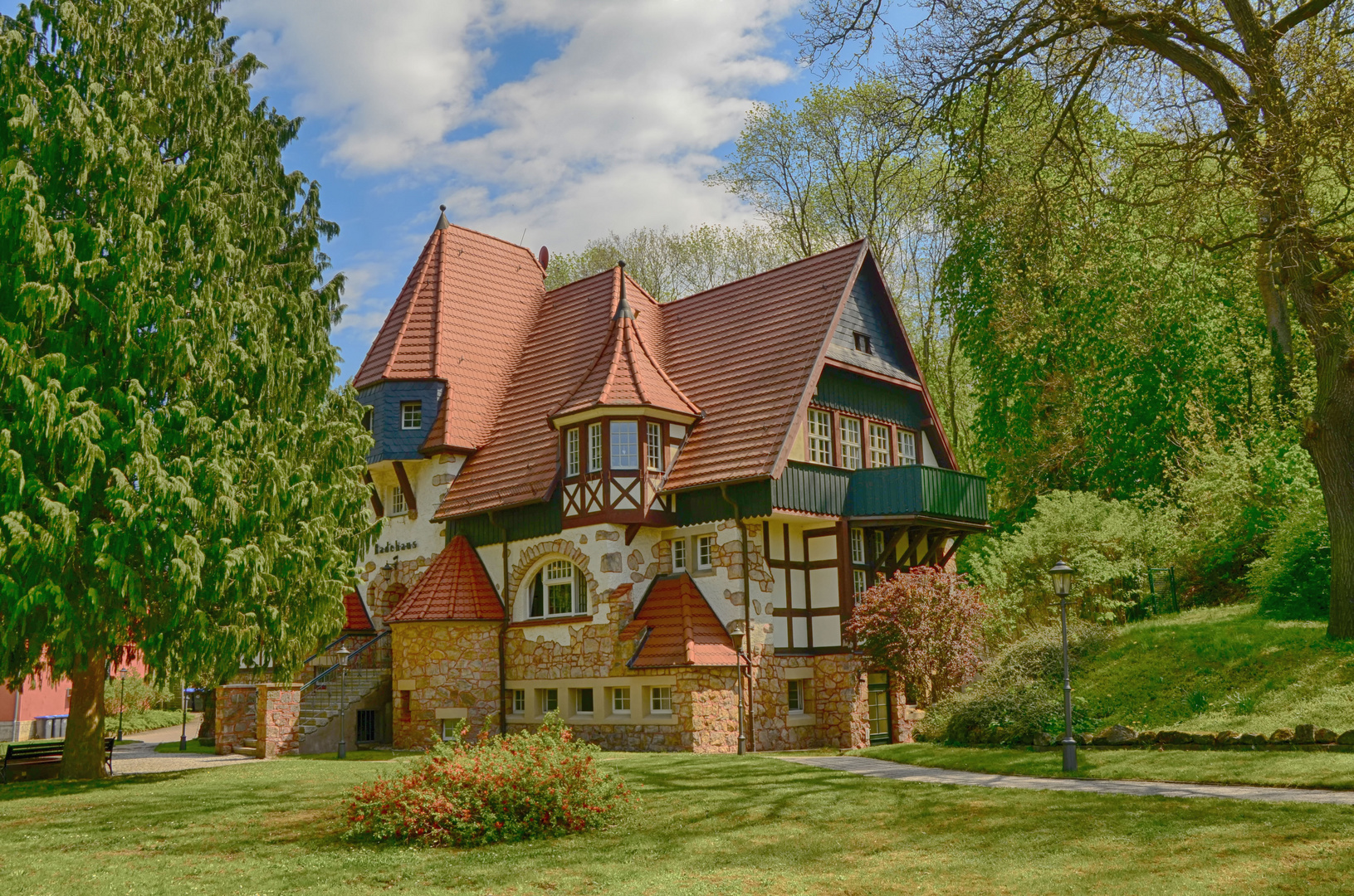 Altes Badehaus in Ballenstedt