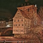 Altes Bamberger Rathaus bei Nacht