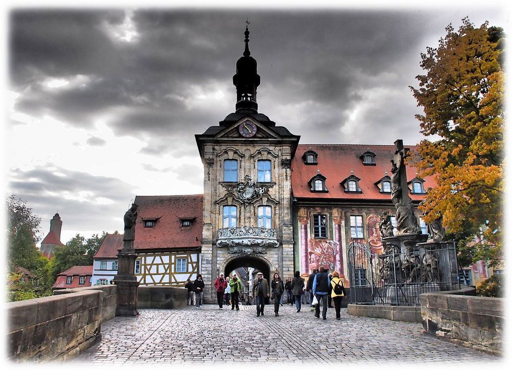 Altes Bamberger Rathaus - Stadtansicht