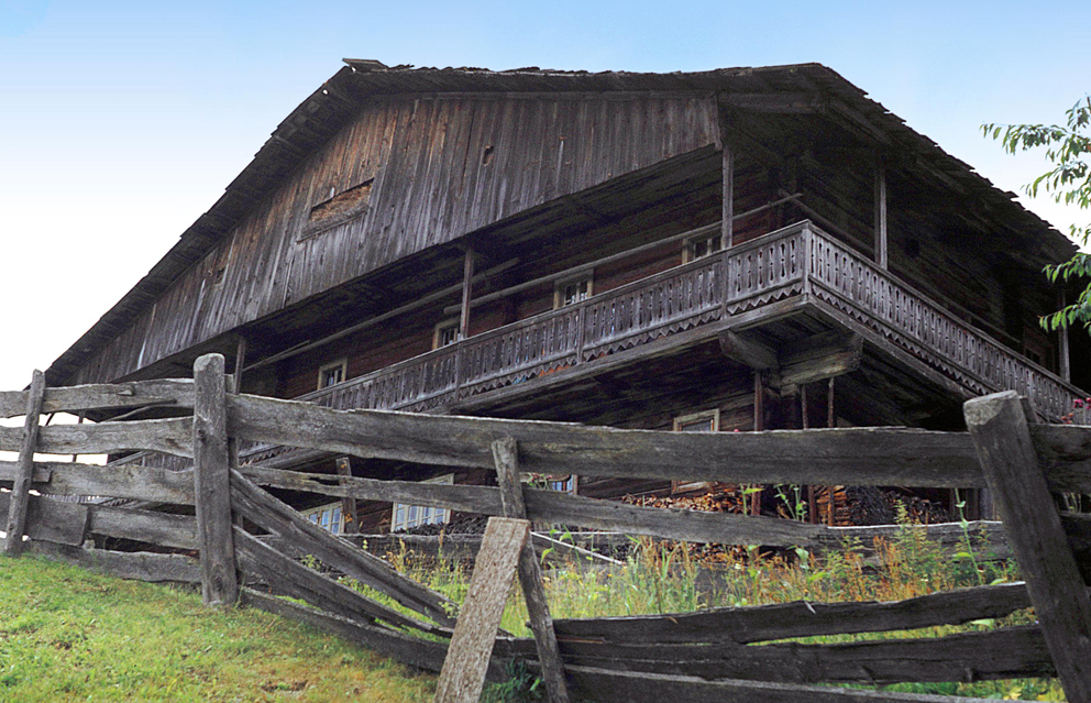 Altes Bauernhaus in Osttirol /aufgenommen 1968