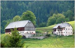 Altes Bauernhaus mit Stall