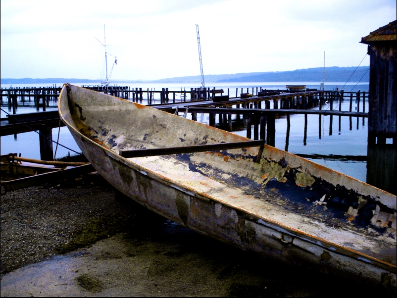 Altes Boot am Ammersee