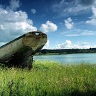 Altes Boot am Etang du Fret