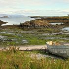 Altes Boot am Fjord von Stykkisholmur