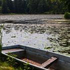 altes Boot im Klosterteich