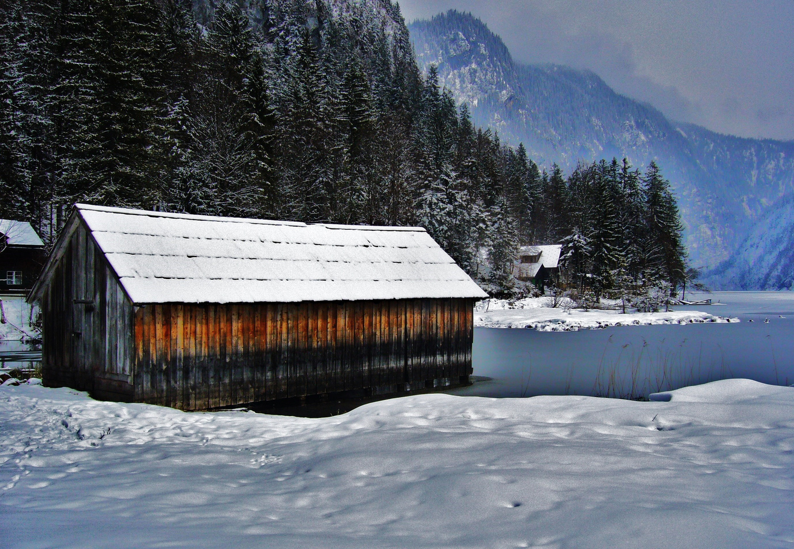 Altes Bootshaus am Toplitzsee