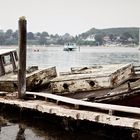Altes Bootswrack an der Ochseninsel