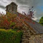 Altes bretonisches Steinhaus in Argol