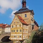 Altes Brückenrathaus über die Regnitz