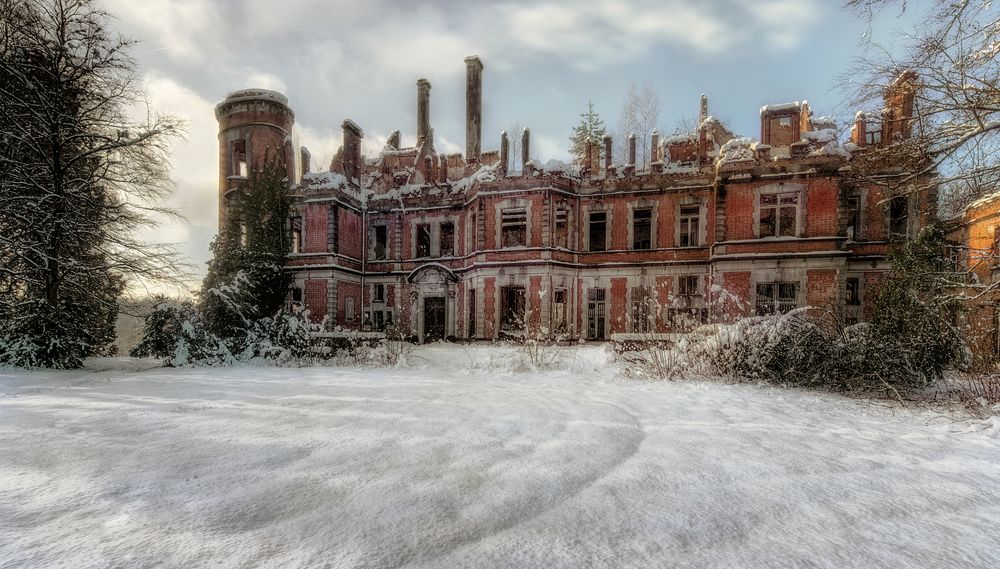 Altes Chateau in Belgien