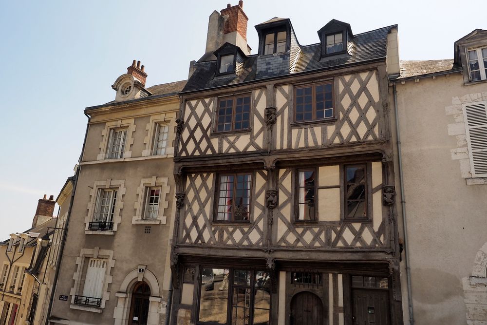 Altes Fachwerkhaus in Blois