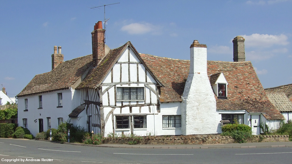 Altes Fachwerkhaus in England