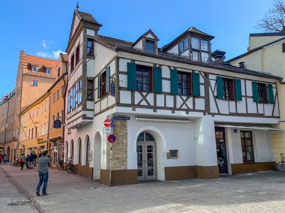 altes Fachwerkhaus in Regensburg