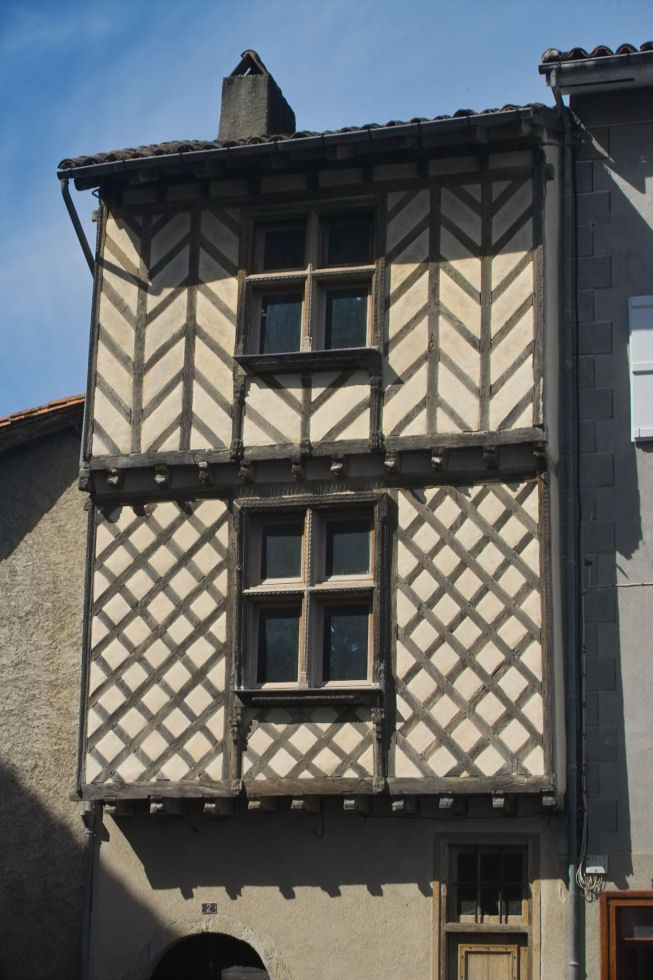 Altes Fachwerkhaus in St. Lizier