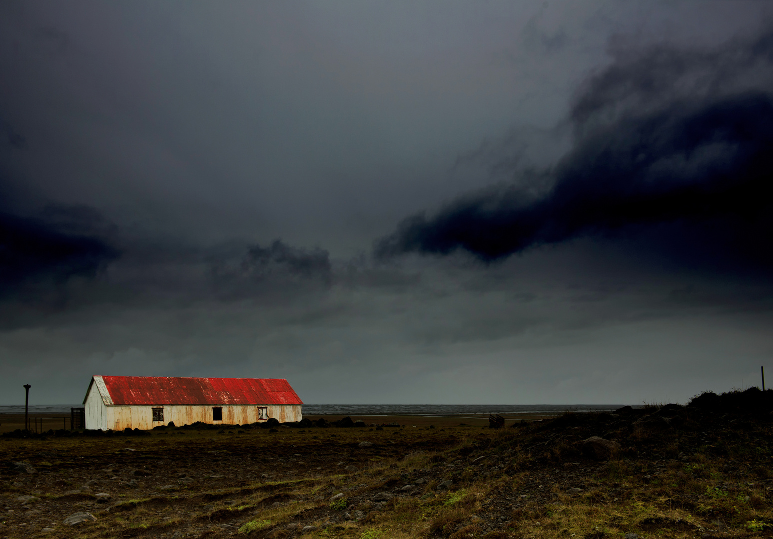 Altes Farmhaus am Meer