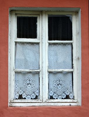 Altes Fenster am Bauernhof