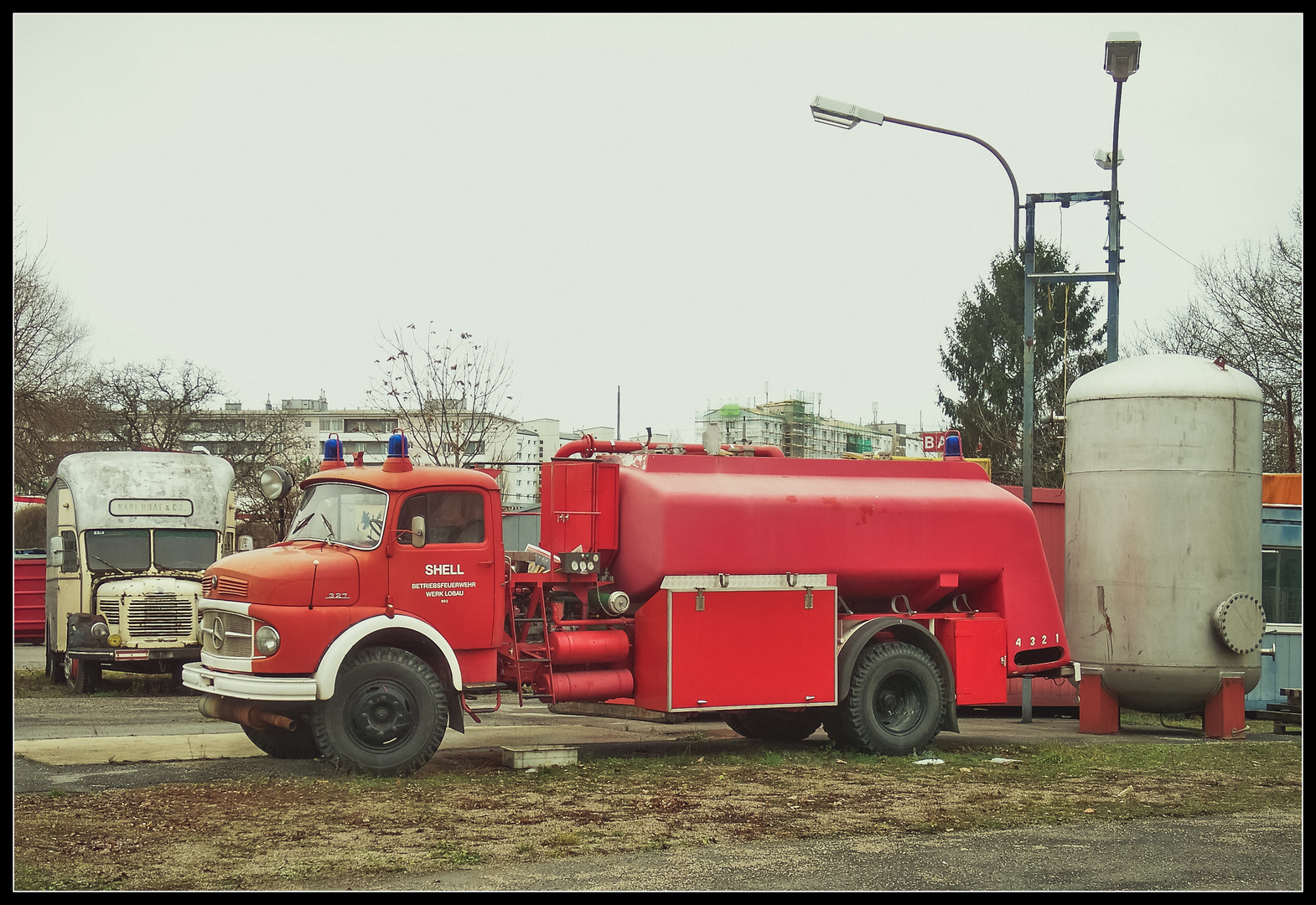 Altes Feuerwehrauto