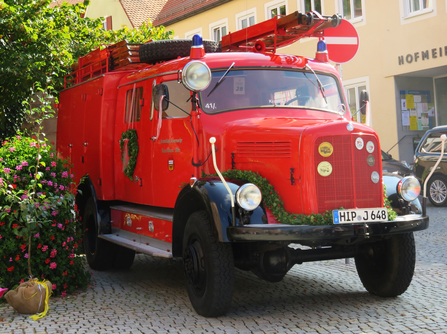 Altes Feuerwehrauto