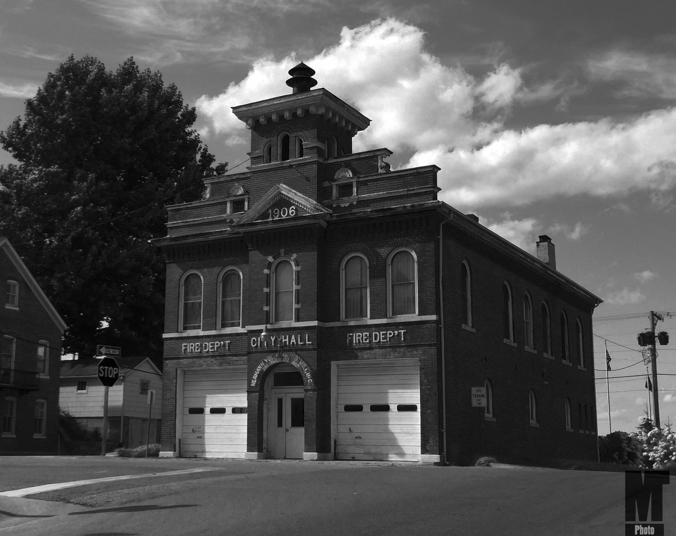 Altes Feuerwehrhaus in Hermann Missouri