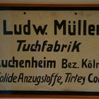 Altes Firmenschild