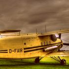 Altes Flugzeug in HDR