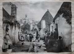 Altes Foto von Alberobello