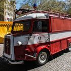 Altes Französisches Feuerwehr-Auto ...