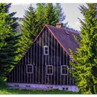 Altes Haus am Rand von Böhmisch Wiesenthal