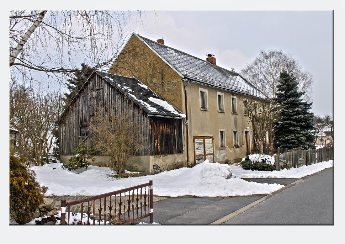 Altes Haus in der Oberlausitz