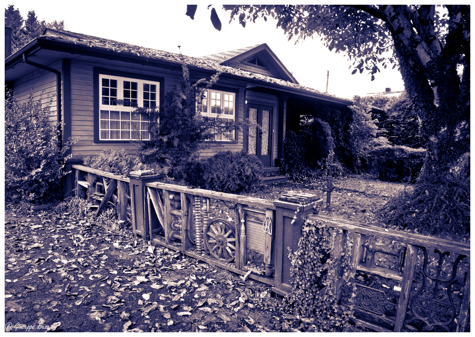 Altes Haus in Fort Langley, BC.