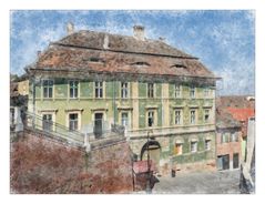Altes Haus in Sibiu (Hermannstadt)