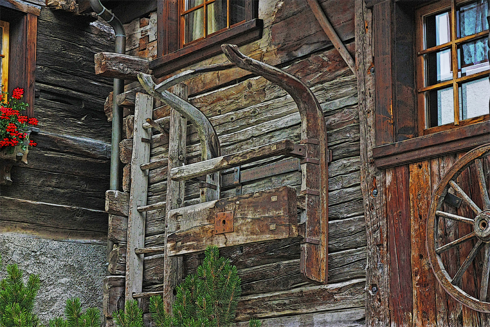 altes Haus in Zermatt