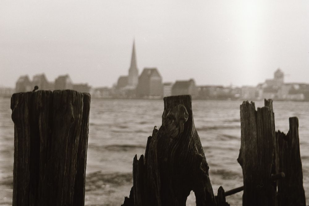 Altes Holz und alte Stadt