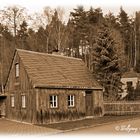 Altes Holzhäuschen in Schneeberg-Lindenau