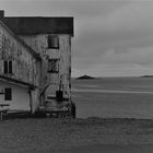 altes Holzhaus auf den Lofoten