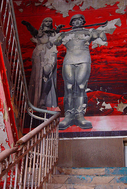 Altes Krankenhaus 1 - Roter Treppenaufgang