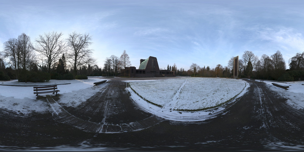 Altes Krematorium auf dem Friedhof Ohlsdorf Foto & Bild | panorama ...