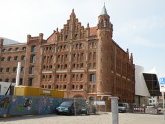 Altes Lagerhaus am Hafen in Stralsund