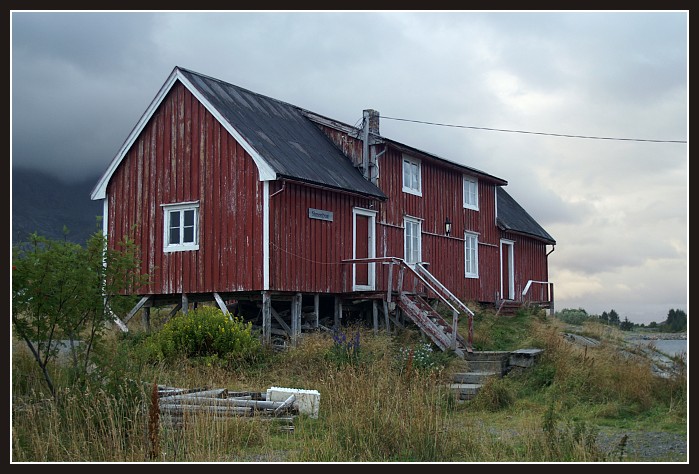 Altes Lofotenhaus in Henningsvær