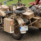 Altes Militärmotorrad aus dem 2. Weltkrieg