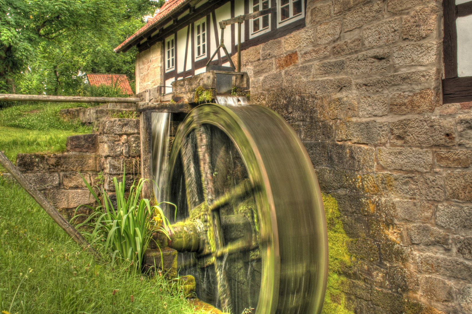 altes Mühlenrad