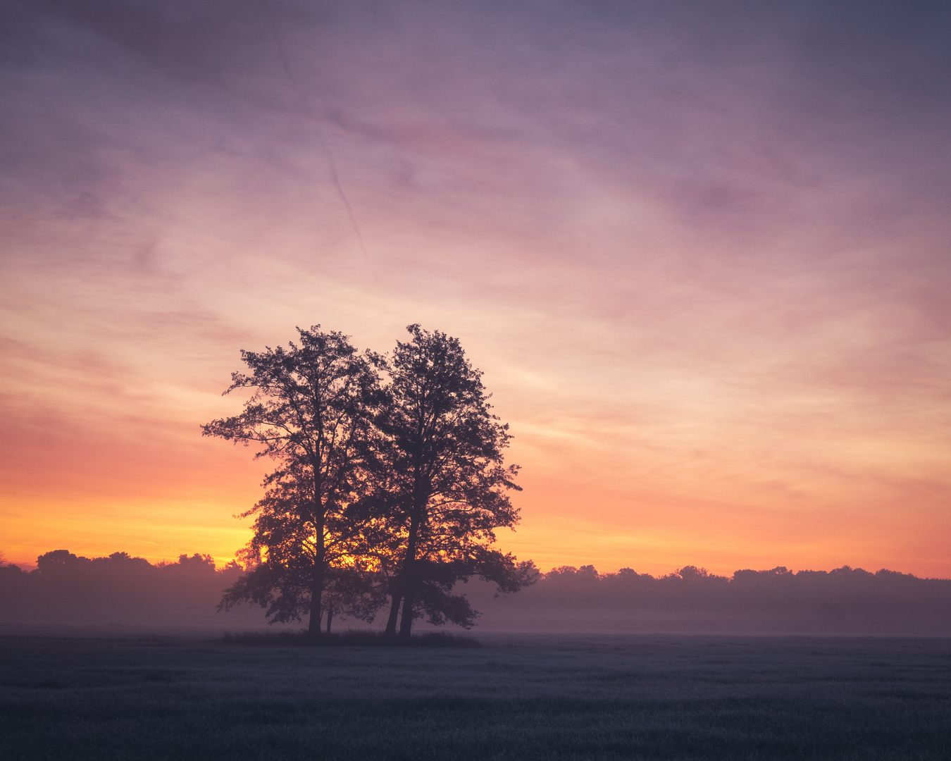 Altes Paar im Morgenlicht