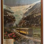 Altes Plakat Berninabahn...