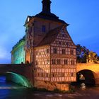 Altes Rathaus Bamberg bei Nacht